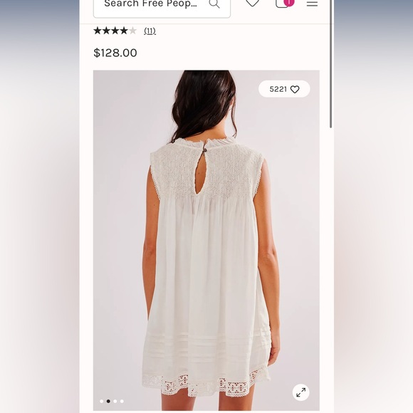 Free people white dress - Picture 2 of 5